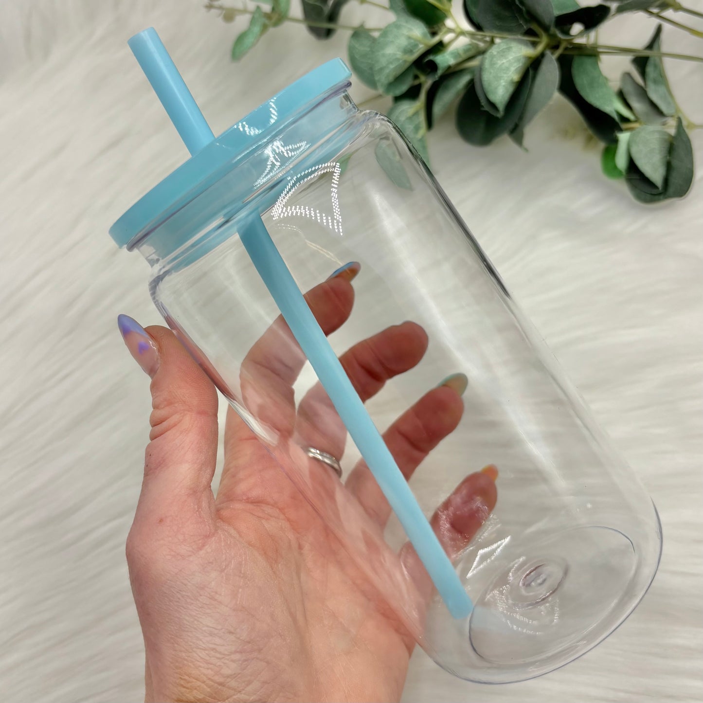 16oz Plastic Libby Can with Coloured Lid