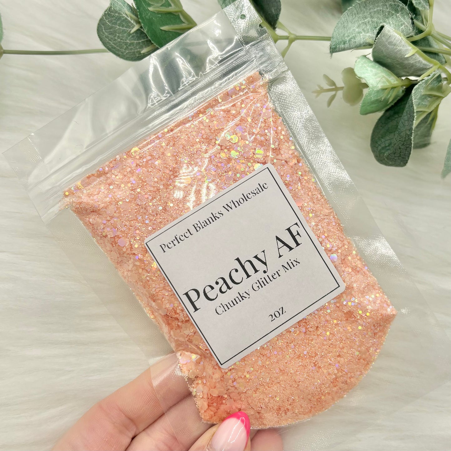 Peachy AF - Chunky Glitter Mix