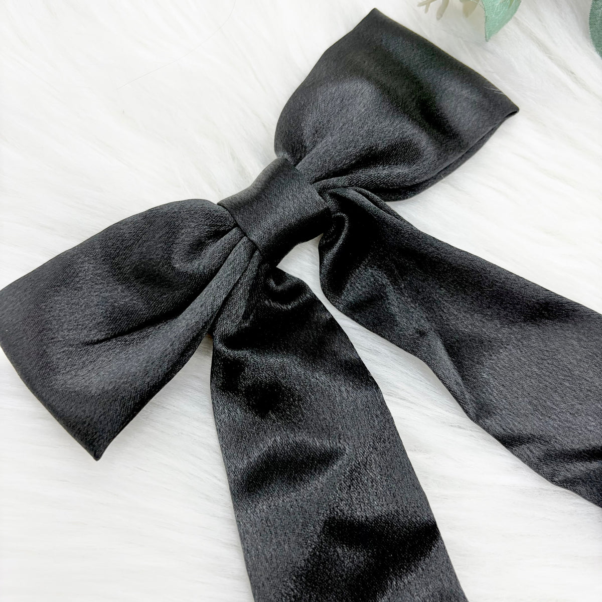 Satin Long Tail Hair Bows