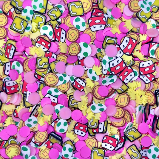 Peachy Princess - Polymer Clay Slices 1oz