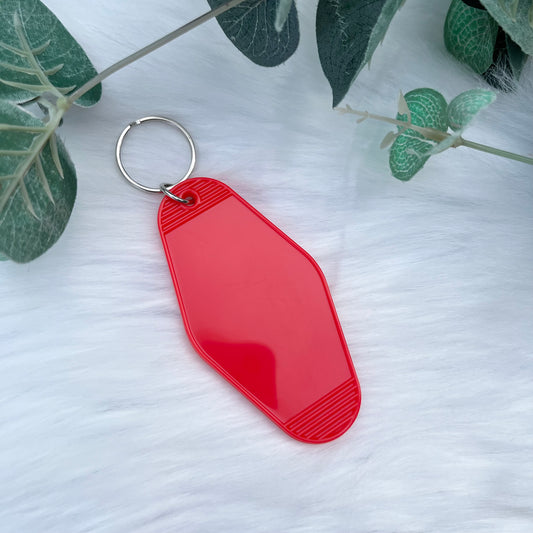 Red Motel Keyring - No. 10