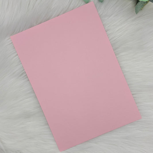 Baby Pink A4 Plain Coloured Cardstock | 240GSM