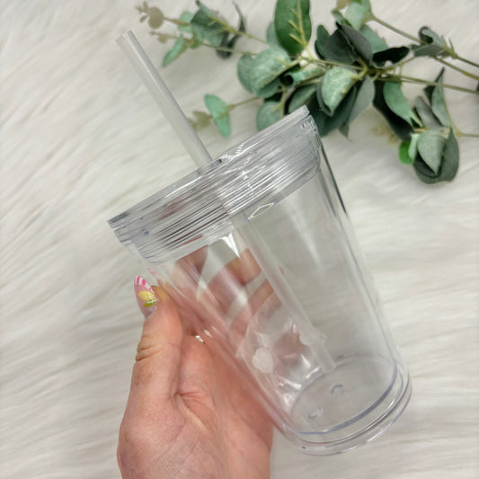 12oz Acrylic Double Walled Snowglobe