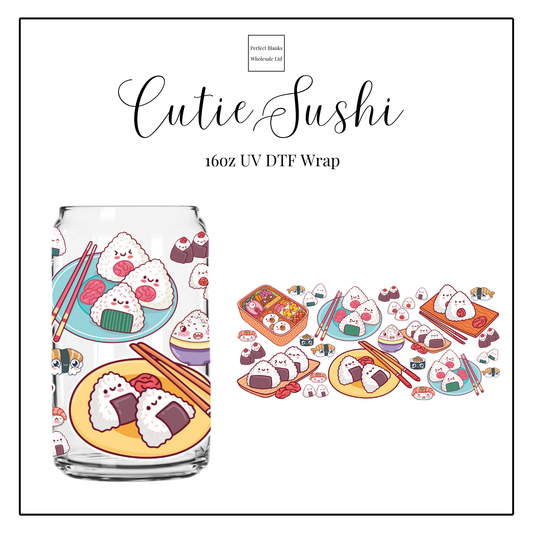 Cutie Sushi 16oz UVDTF