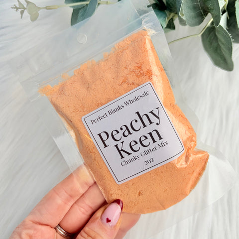 Peachy Keen  - Chunky Glitter Mix