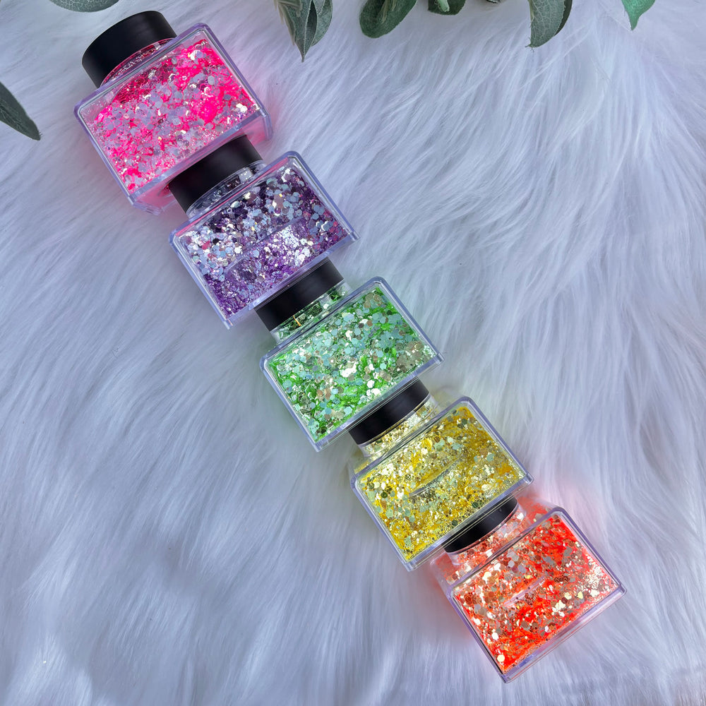 2oz Glitter Shaker Stacker Jar