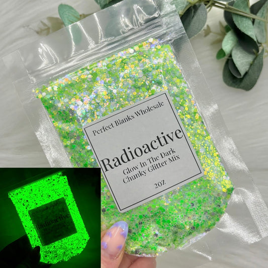 Radioactive - Chunky Glow In The Dark Glitter