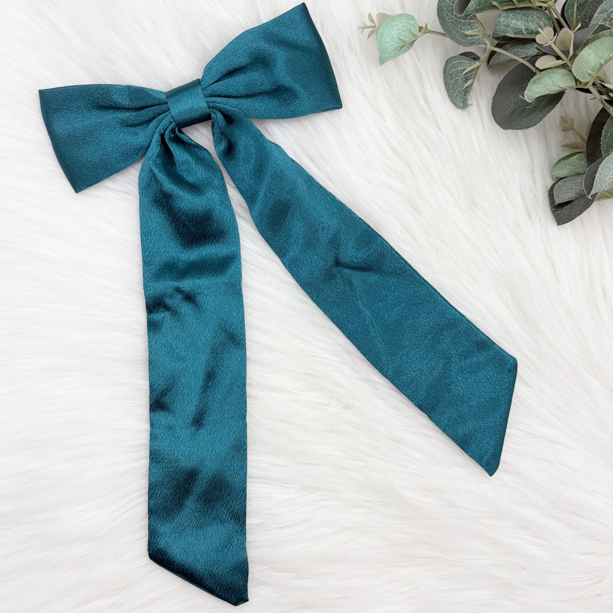 Satin Long Tail Hair Bows