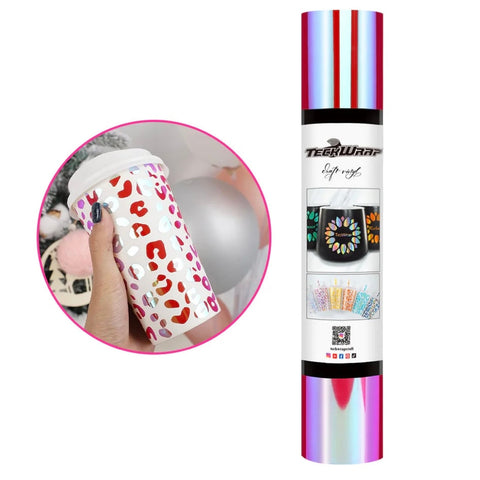 Teckwrap Fierce Red Opal Adhesive Vinyl - 5ft