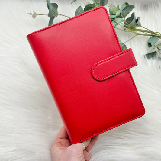 A6 Red Budget Binder / Organiser