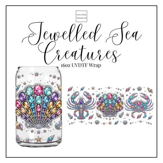 Jewelled Sea Creatures 16oz UVDTF