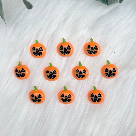 Mini Pumpkins - 10 Pack of Cabochons