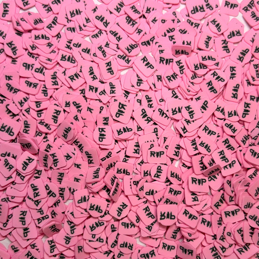 Here lies - Polymer Clay Slices 1oz