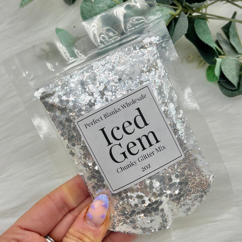Iced Gem - Chunky Glitter