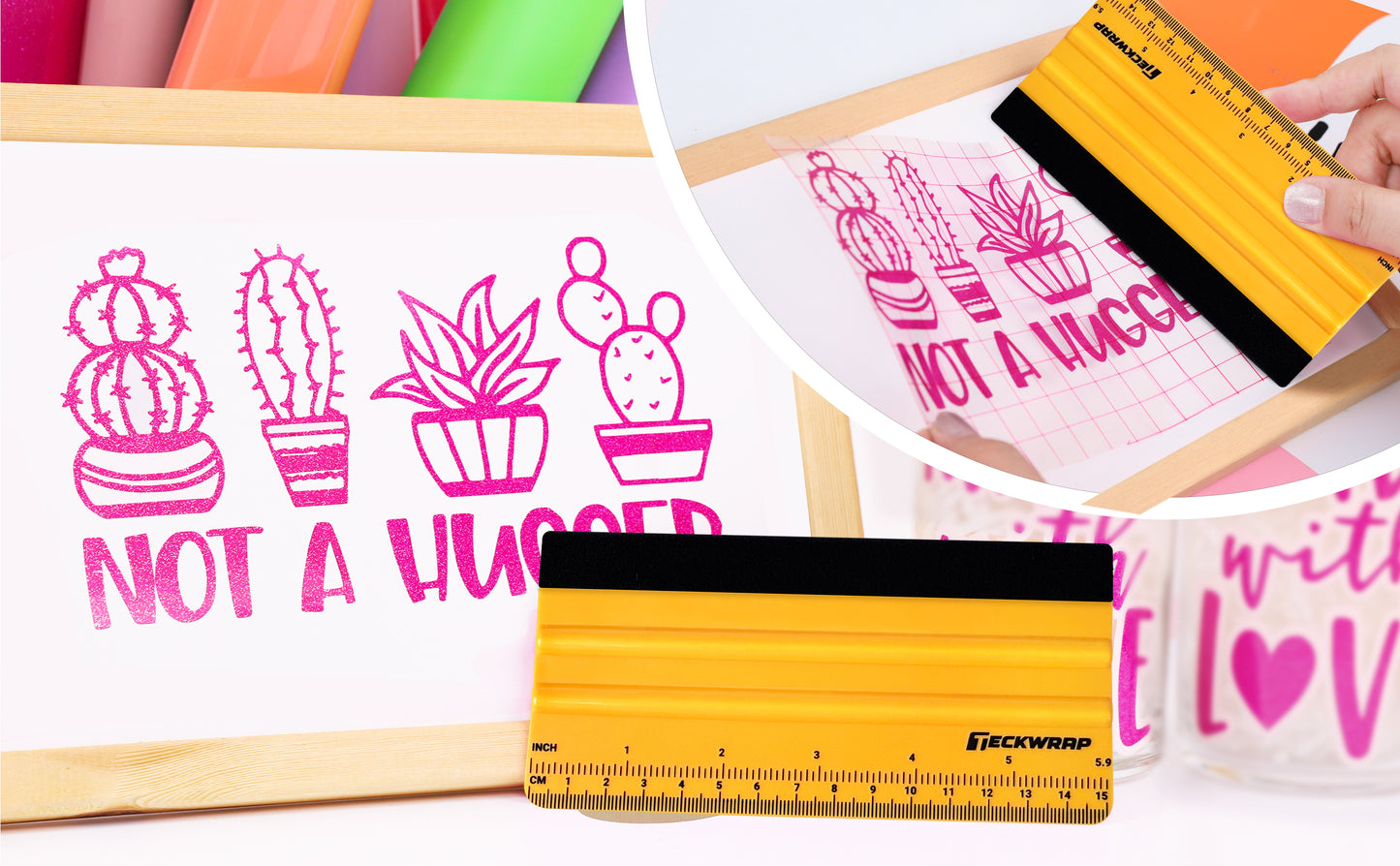 TeckWrap Yellow Squeegee
