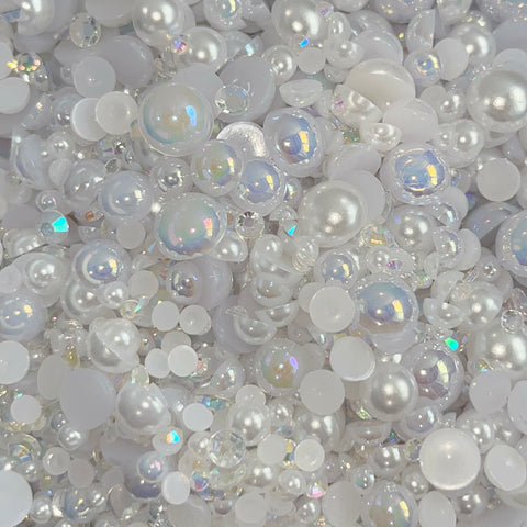 I Do - Pearl and Rhinestone mix 1oz