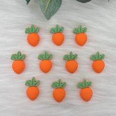 Cute Carrots - 10 Pack of Cabochons