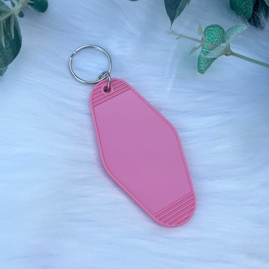 Blush Pink Motel Keyring - No. 31