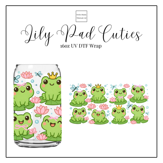 Lily Pad Cuties 16oz UVDTF