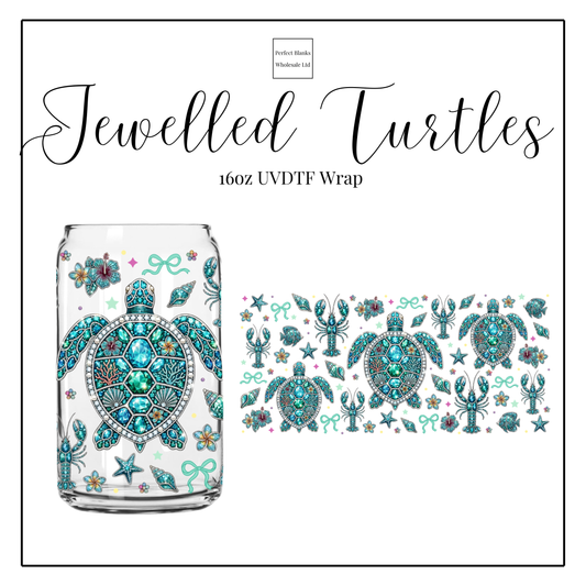 Jewelled Turtles 16oz UVDTF