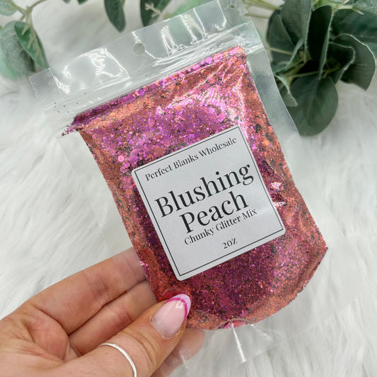 Blushing Peach - Chunky Glitter Mix