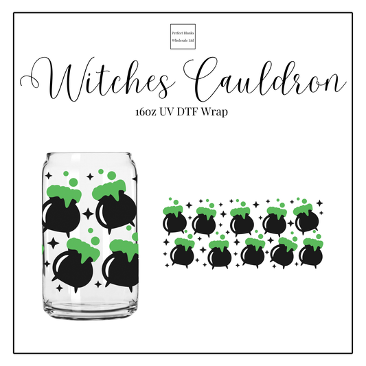 Witches Cauldron 16oz UV DTF