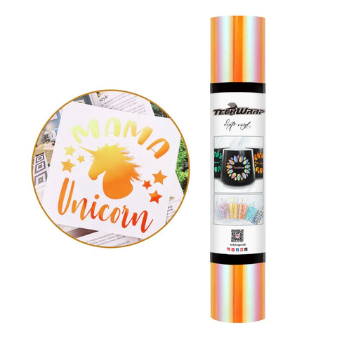 Teckwrap Beige Orange Opal Adhesive Vinyl - 5ft