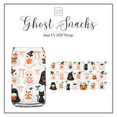 Ghost Snacks 16oz UVDTF