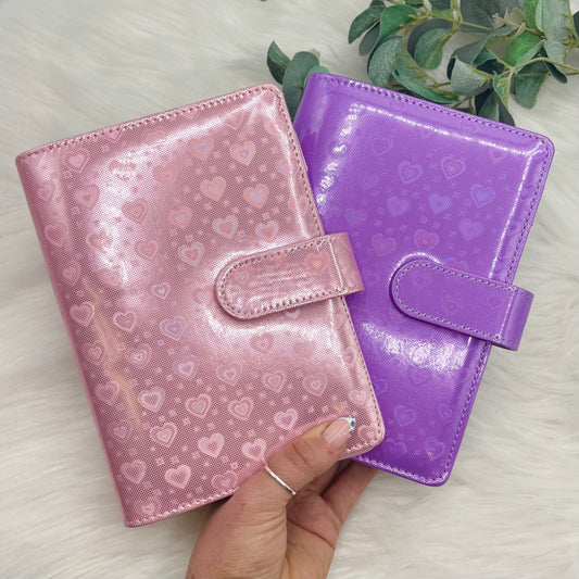 A6 Holo Heart Budget Binders / Organiser