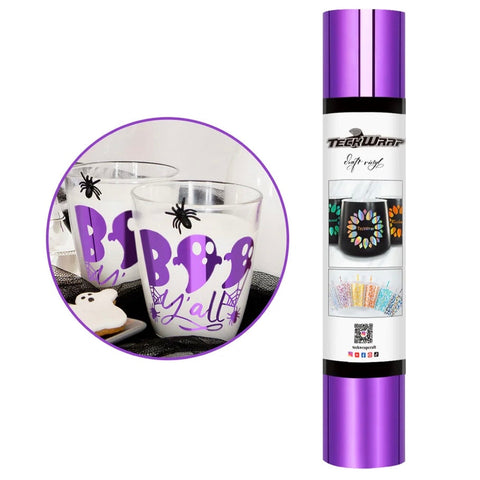Teckwrap Purple Magic Bubble Free Mirror Chrome Adhesive Vinyl