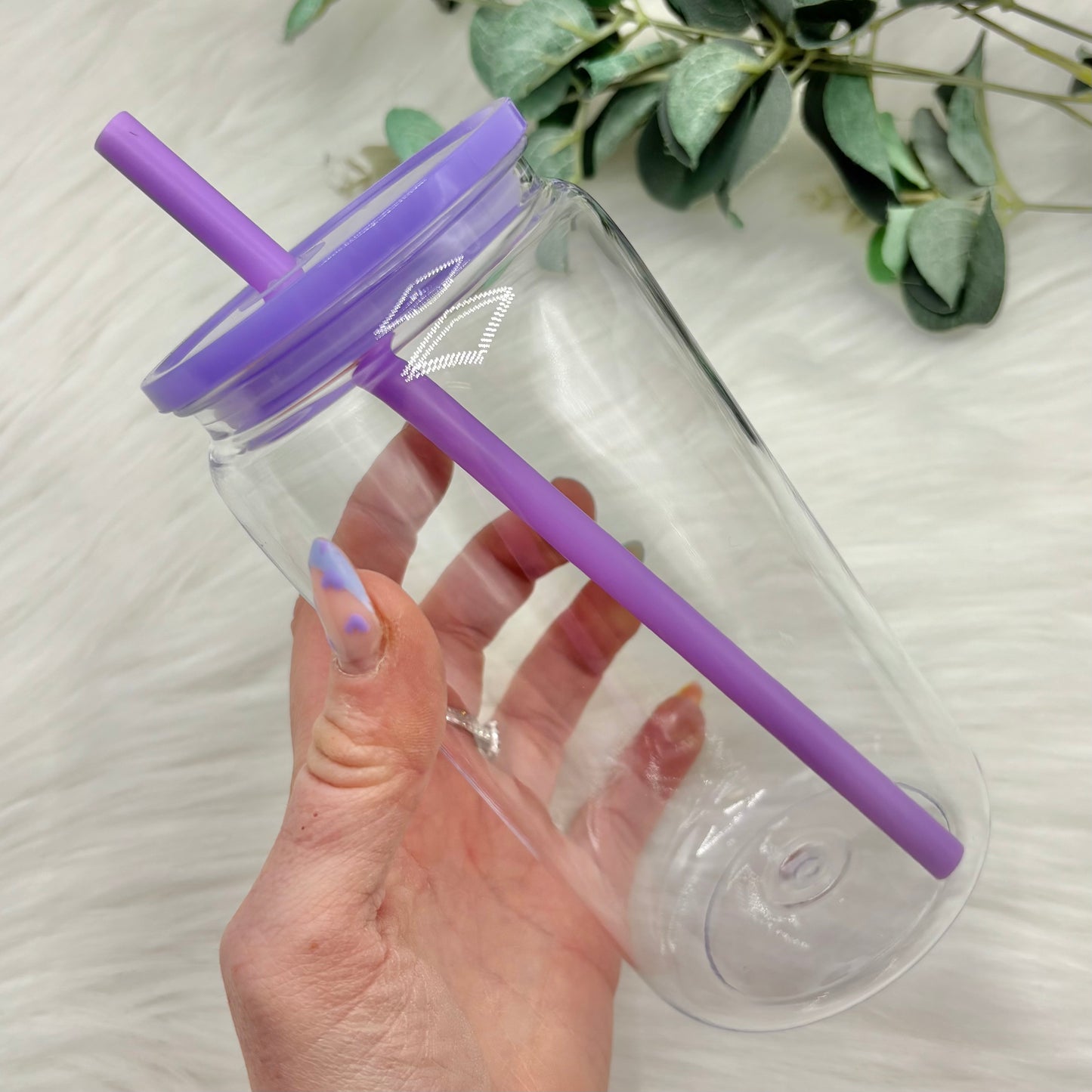 16oz Plastic Libby Can with Coloured Lid
