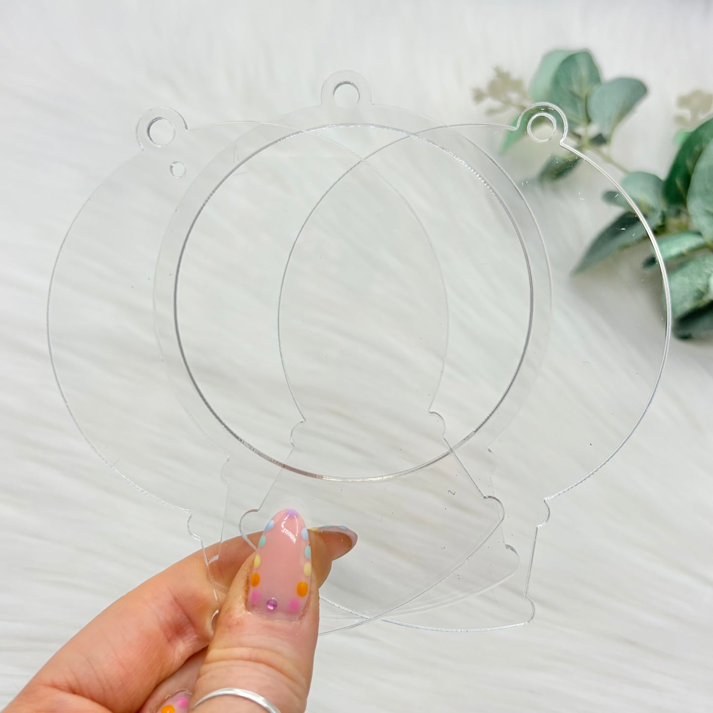 Snowglobe Acrylic Snowglobe Christmas Decoration - Clear