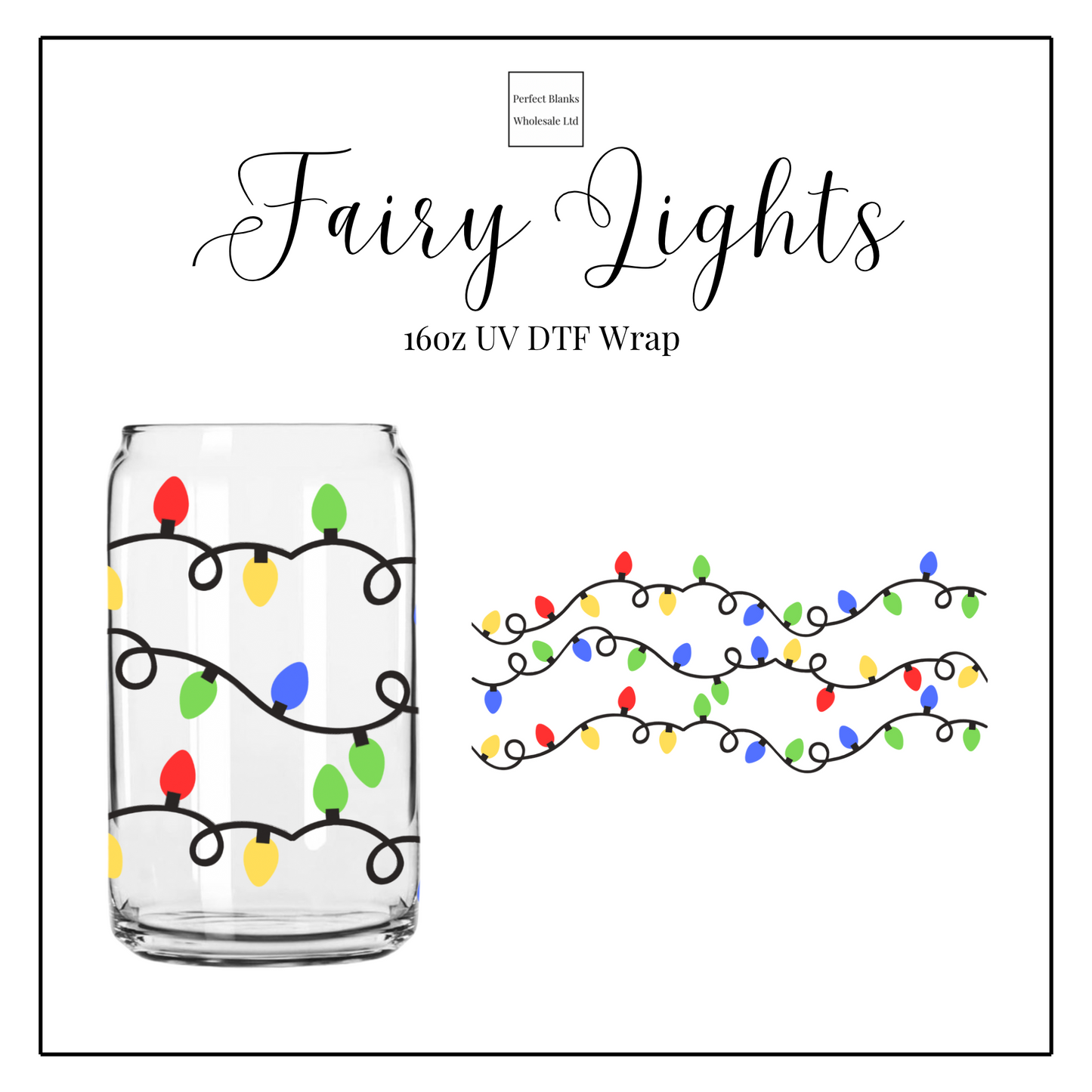 Fairy Lights 16oz UV DTF