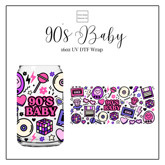 90’s Baby 16oz UVDTF