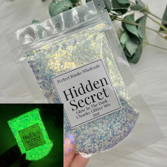 Hidden Secret - Chunky Glow In The Dark Glitter