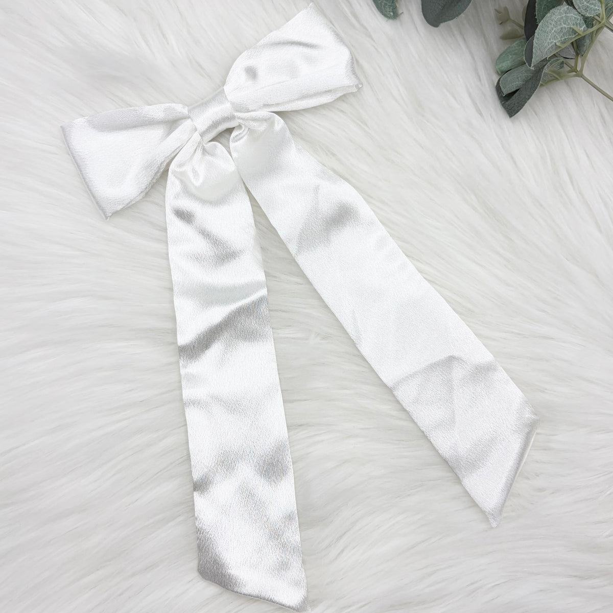 Satin Long Tail Hair Bows