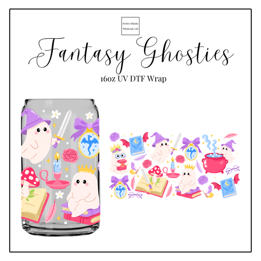 Fantasty Ghosties 16oz UVDTF