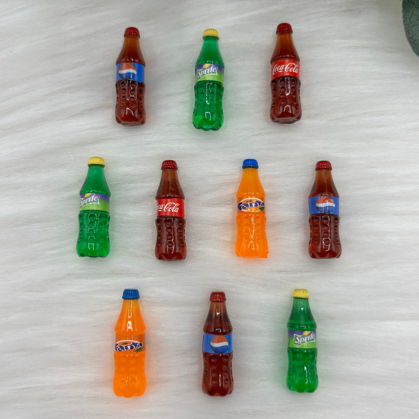 Fizzy Bottles - Pack of 10 Cabochons