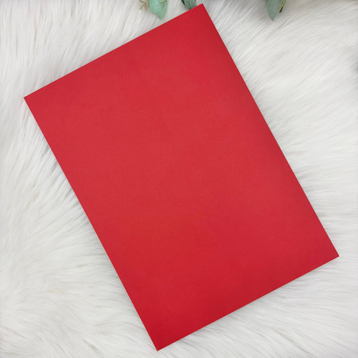 Christmas Red A4 Plain Coloured Cardstock | 240GSM