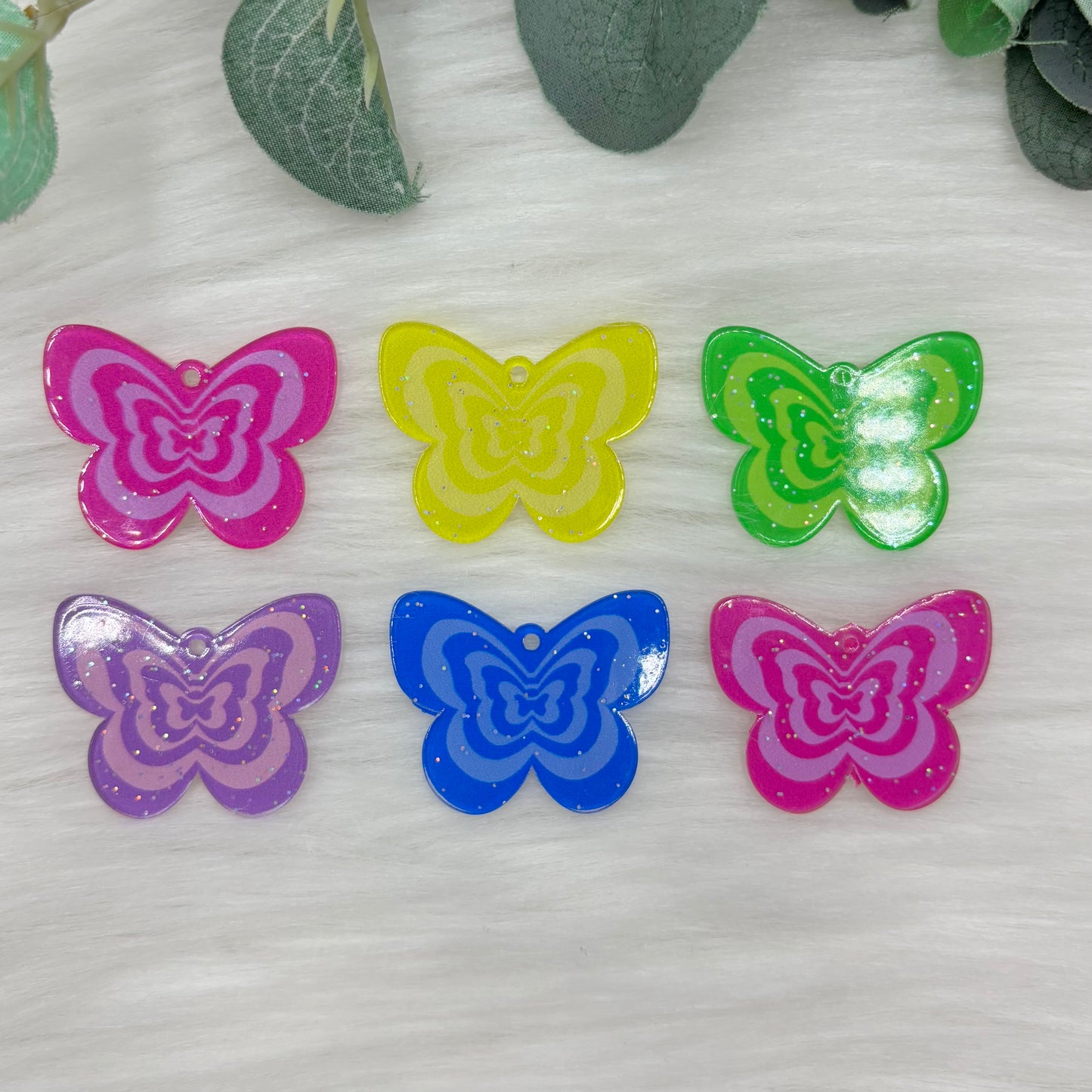 Y2K Butterflies - Pack of 6 Cabochons