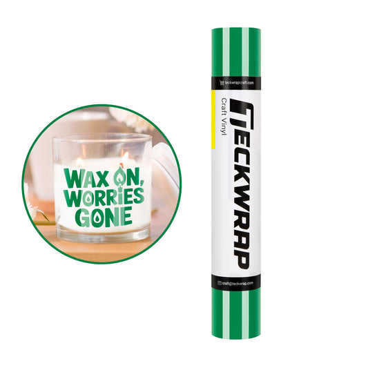 Teckwrap 001G Grass Green Craft Vinyl (Glossy)