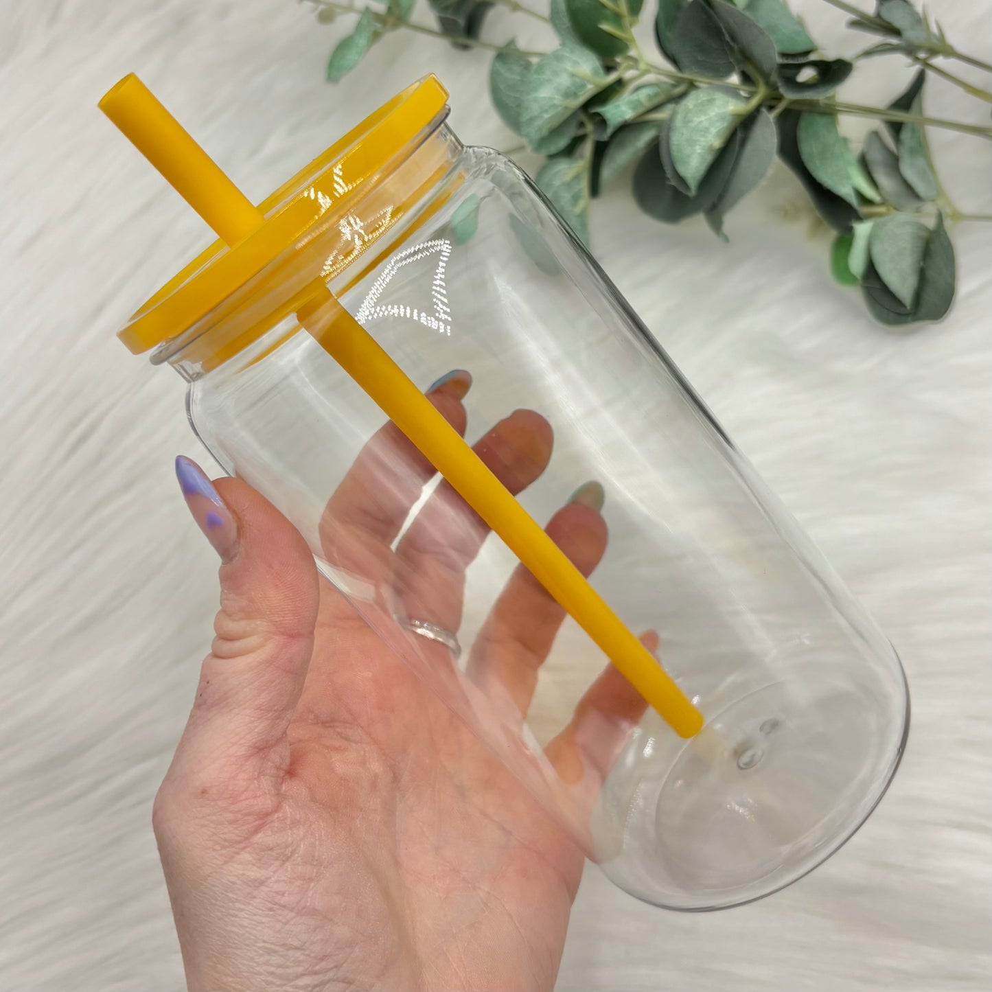 16oz Plastic Libby Can with Coloured Lid