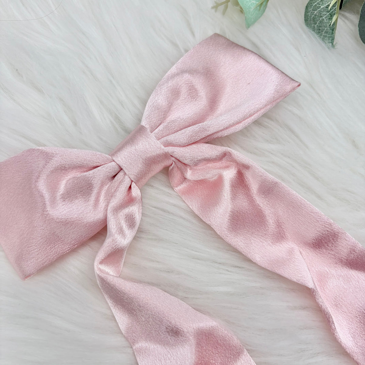 Satin Long Tail Hair Bows
