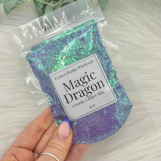 Magic Dragon - Chunky Glitter