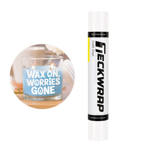 Teckwrap 001G Coconut White Craft Vinyl (Glossy)
