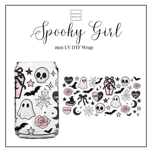 Spooky Girl 16oz UVDTF