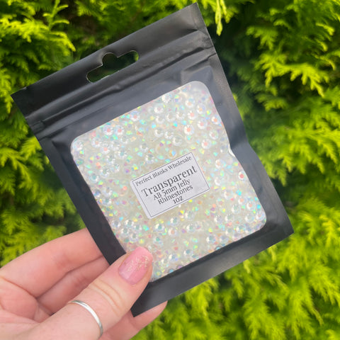 Transparent AB Jelly Rhinestones - 5mm