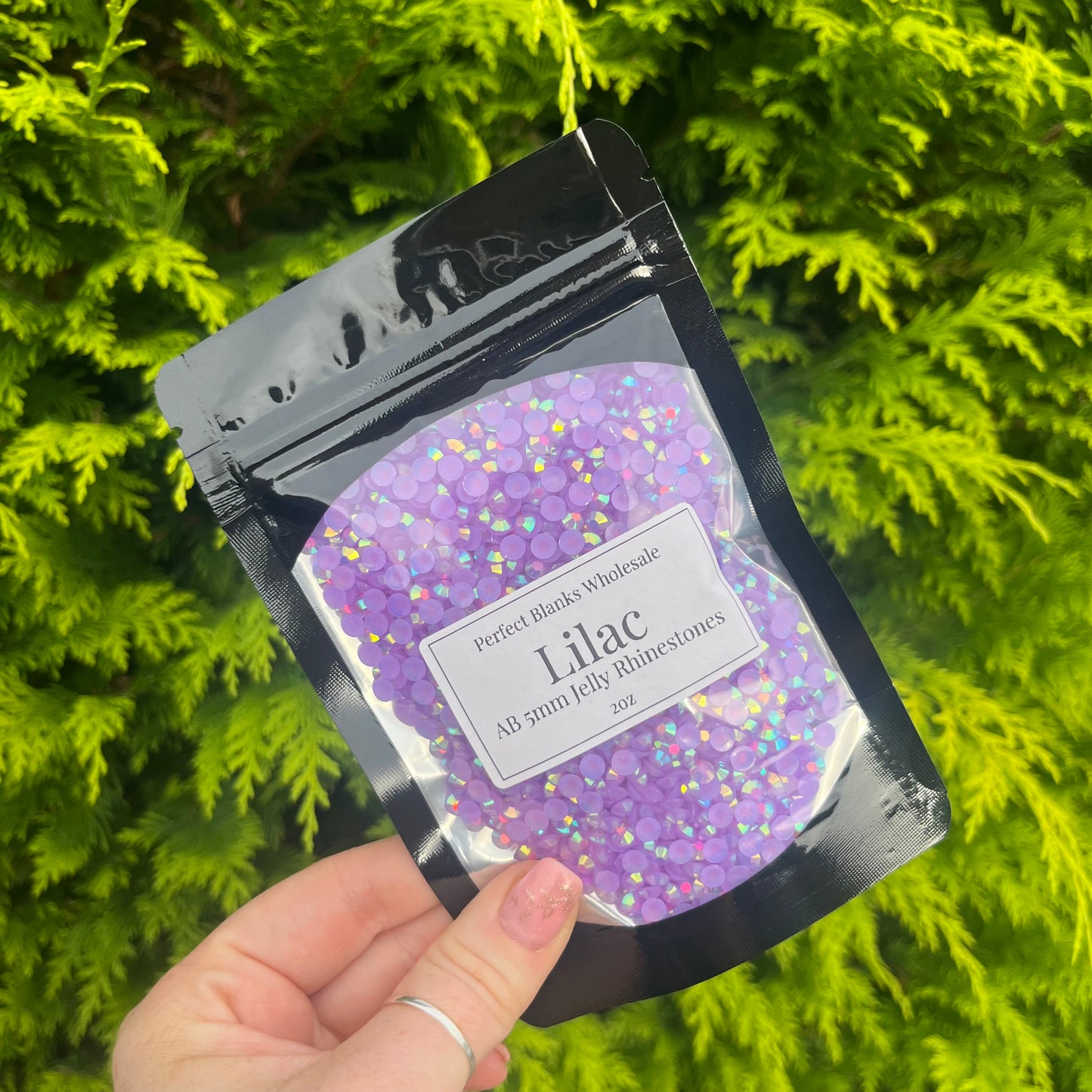 Lilac AB Jelly Rhinestones - 5mm