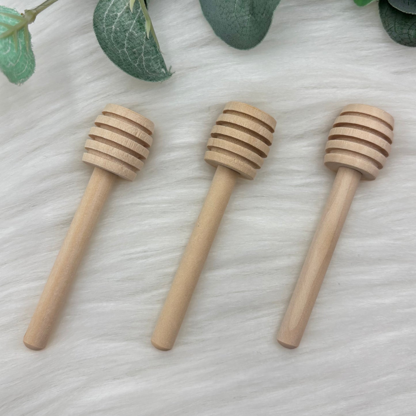 Mini Wooden Honey Spoon Cabochon
