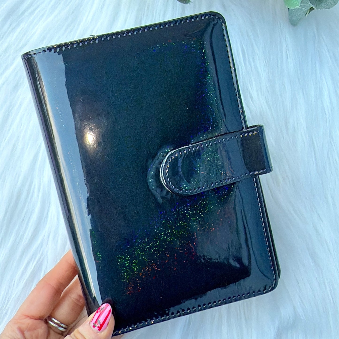 A6 Black Sparkle Budget Binders / Organiser